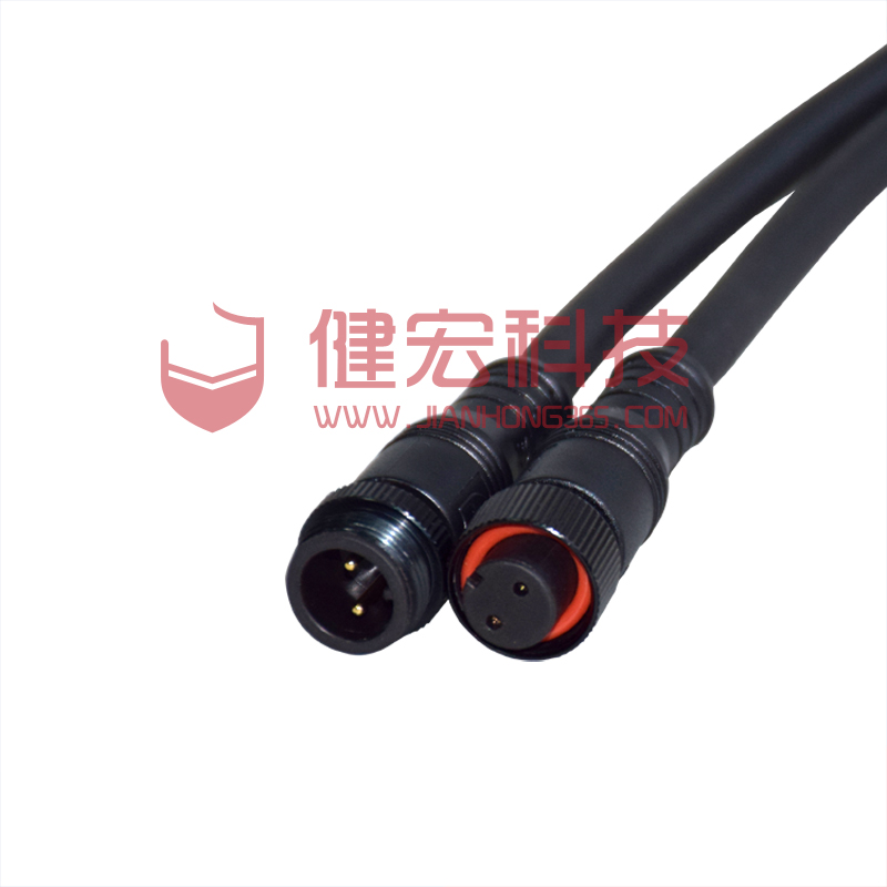 M16公母防水連接器，防水插頭線