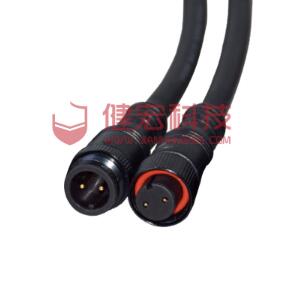 m16 2-6芯 IP65-IP68 公母防水連接線