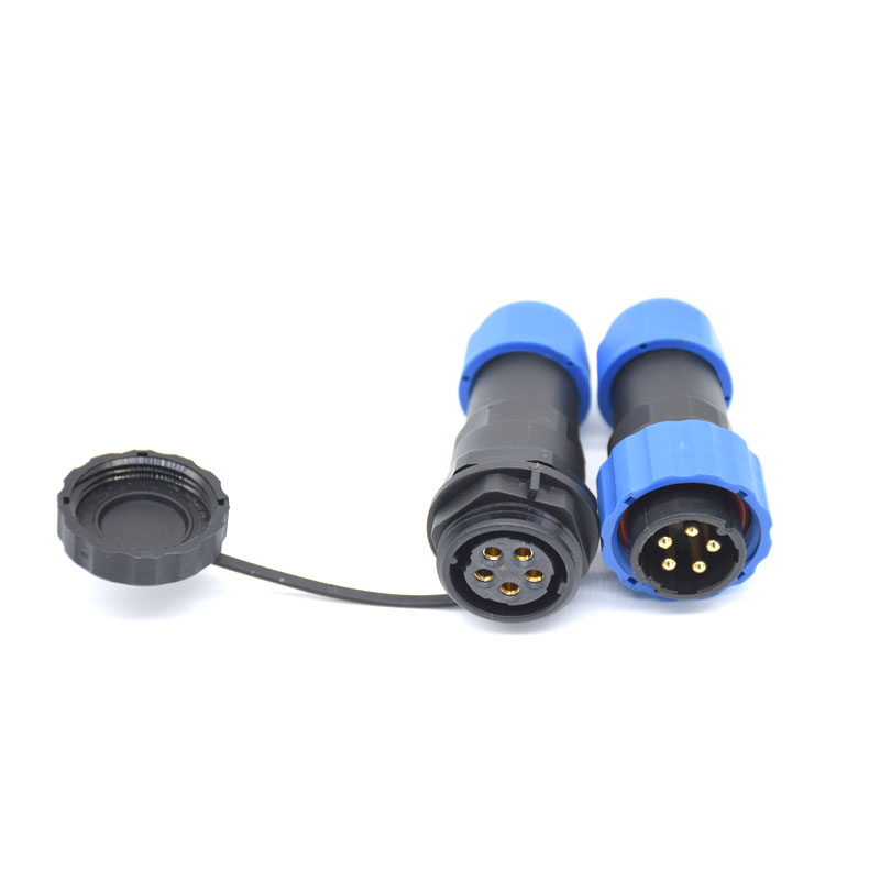 m20 2-8芯 IP65-IP68 組裝式尼龍防水連接器插頭led